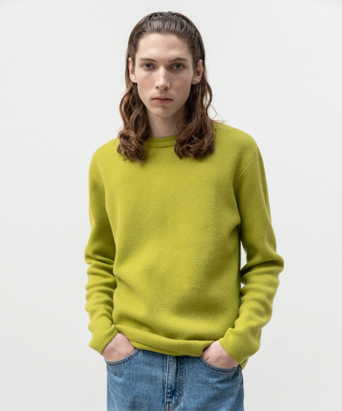Soft Wool Crewneck Knit Abokad