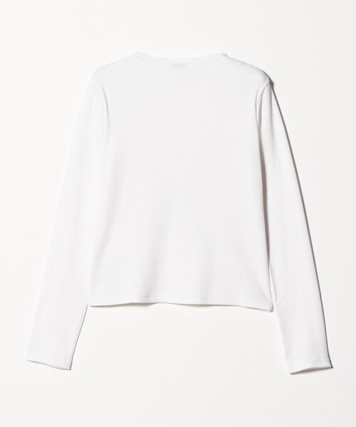 Steven Alan（スティーブンアラン）の「＜Steven Alan＞ドット リブ ヘンリーネック カットソー（Tシャツ/カットソー・レディース・ホワイト/ライトピンク/ライトブルー・FREE）」の18枚目の写真