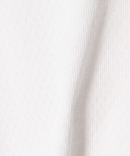 Steven Alan（スティーブンアラン）の「＜Steven Alan＞ドット リブ ヘンリーネック カットソー（Tシャツ/カットソー・レディース・ホワイト/ライトピンク/ライトブルー・FREE）」の20枚目の写真