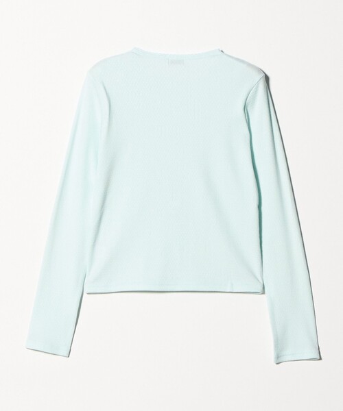 Steven Alan（スティーブンアラン）の「＜Steven Alan＞ドット リブ ヘンリーネック カットソー（Tシャツ/カットソー・レディース・ホワイト/ライトピンク/ライトブルー・FREE）」の22枚目の写真