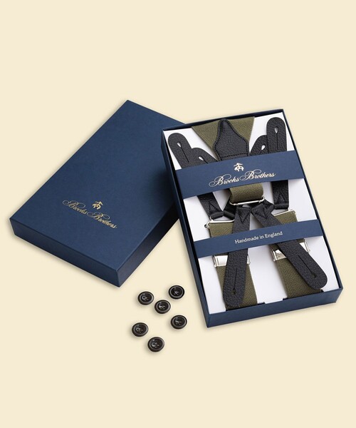 BROOKS BROTHERS(ブルックスブラザーズ)の「ポリエステルストレッチ ミリタリーサスペンダー Made in UK(サスペンダー・メンズ・オリーブ・ONE SIZE)」の4枚目の写真