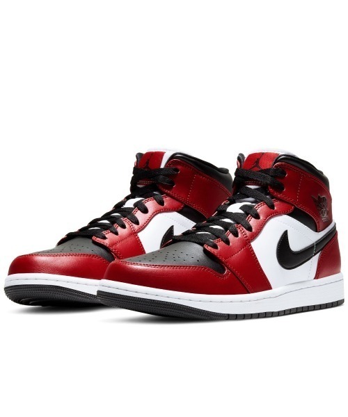 JORDAN BRAND(ジョーダンブランド)の「JORDAN BRAND Air Jordan 1 Md(ジョーダンブランド エアジョーダン 1 MD)(スニーカー・メンズ・レッド系・25cm/25.5cm/26cm/26.5cm/27cm/27.5cm/28cm/28.5cm/29cm)」の1枚目の写真