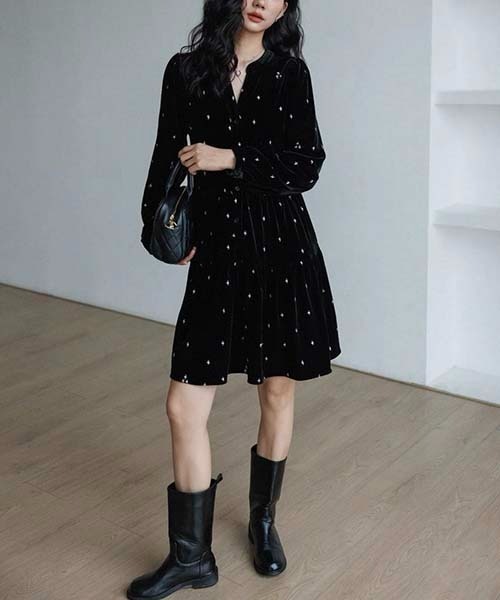 gossip！ロサンゼルス（ゴシップロサンゼルス）の「ワンピース（ワンピース・レディース・ブラック・M/L）」の6枚目の写真