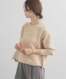 URBAN RESEARCH DOORS | コットンスウェットヘムドロストプルオーバー(スウェット)