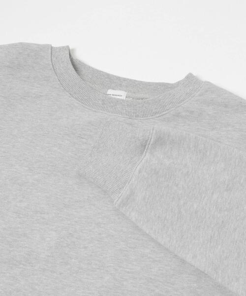 URBAN RESEARCH DOORS（アーバンリサーチドアーズ）の「コットンスウェットヘムドロストプルオーバー（スウェット・レディース・グレー系その他/チャコールグレー/イエロー・FREE）」の5枚目の写真