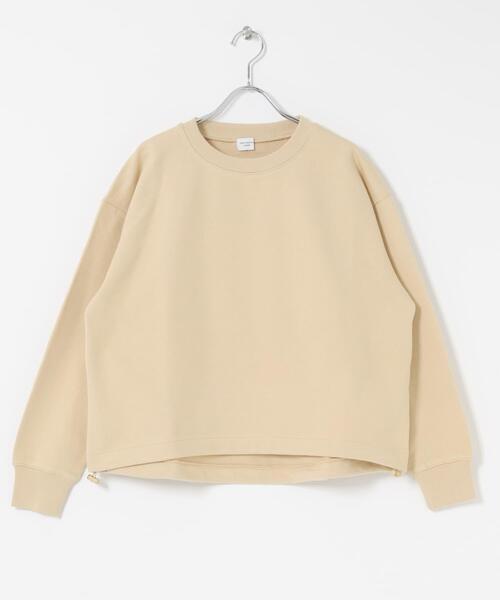 URBAN RESEARCH DOORS（アーバンリサーチドアーズ）の「コットンスウェットヘムドロストプルオーバー（スウェット・レディース・グレー系その他/チャコールグレー/イエロー・FREE）」の13枚目の写真