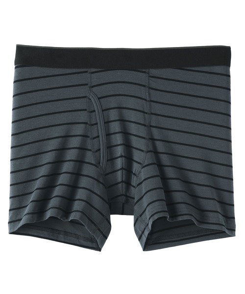 無印良品（ムジルシリョウヒン）の「紳士　なめらか　前開きボクサーパンツ（ボクサーパンツ・メンズ・グレー系/ネイビー/ダークグレー/グレー系1/スモーキーグリーン系/ブラック・S/XL/L/M）」の3枚目の写真