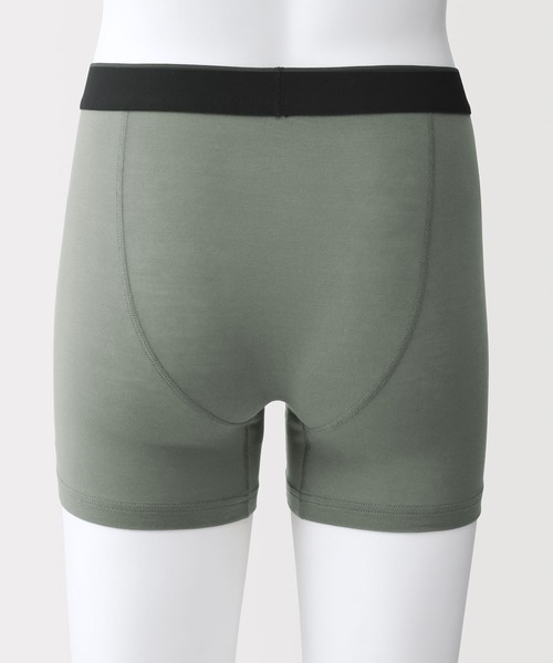 無印良品（ムジルシリョウヒン）の「紳士　なめらか　前開きボクサーパンツ（ボクサーパンツ・メンズ・グレー系/ネイビー/ダークグレー/グレー系1/スモーキーグリーン系/ブラック・S/XL/L/M）」の10枚目の写真