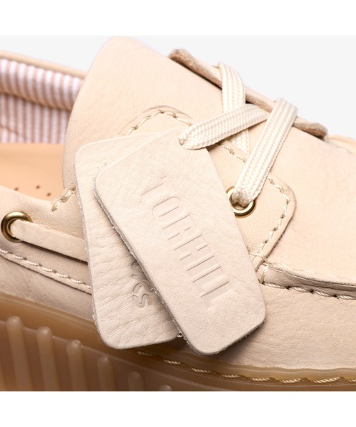 Clarks(クラークス)の「Torhill Boat / トーヒルボート (クリームヌバック)(ローファー・レディース・ホワイト・UK4/UK3.5/UK3/UK6/UK5.5/UK5/UK4.5)」の8枚目の写真