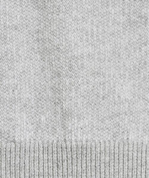 ITS'DEMO（イッツデモ）の「【洗濯機OK】スウェットライクニット（ニット/セーター・レディース・オフホワイト/ライトイエロー系/ライトグレー/サックスブルー・00）」の8枚目の写真