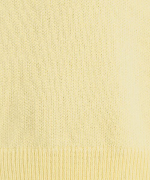 ITS'DEMO（イッツデモ）の「【洗濯機OK】スウェットライクニット（ニット/セーター・レディース・オフホワイト/ライトイエロー系/ライトグレー/サックスブルー・00）」の12枚目の写真