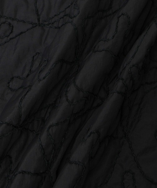 ADAM ET ROPE'（アダムエロペ）の「【WEB限定】モールヤーンキルティングジップブルゾン（ブルゾン・レディース・キナリ/ブラック・FREE）」の21枚目の写真