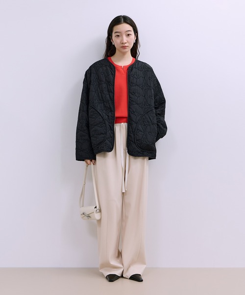WEB限定】モールヤーンキルティングジップブルゾン(ブルゾン)|ADAM WEB限定】モールヤーンキルティングジップブルゾン(ブルゾン)|ADAM