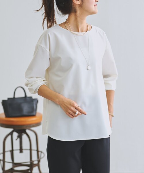 LIVETART(リヴェタート)の「《LIVETART》リングジップ前後ブラウス(シャツ/ブラウス・レディース・ブラック/ホワイト・FREE)」の8枚目の写真