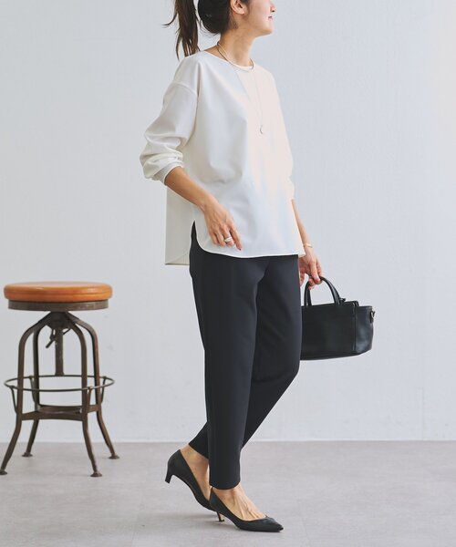 LIVETART(リヴェタート)の「《LIVETART》リングジップ前後ブラウス(シャツ/ブラウス・レディース・ブラック/ホワイト・FREE)」の15枚目の写真