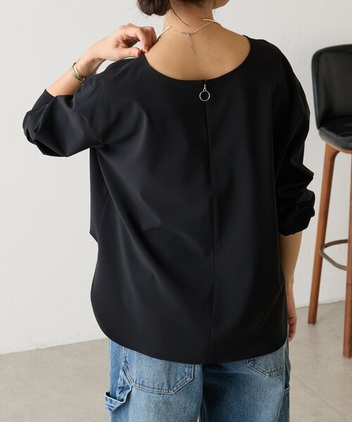 LIVETART（リヴェタート）の「《LIVETART》リングジップ前後ブラウス（シャツ/ブラウス・レディース・ブラック/ホワイト・FREE）」の21枚目の写真