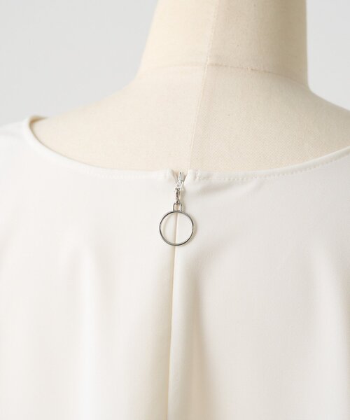 LIVETART（リヴェタート）の「《LIVETART》リングジップ前後ブラウス（シャツ/ブラウス・レディース・ブラック/ホワイト・FREE）」の10枚目の写真