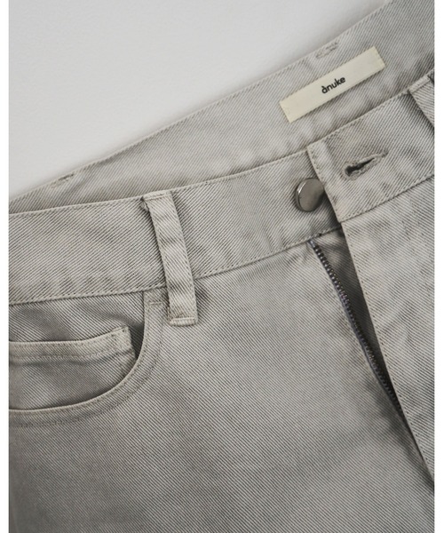 anuke(アンヌーク)の「Wide Cocoon Denim(デニムパンツ・レディース・ライトグレー・36inch/38inch)」の11枚目の写真