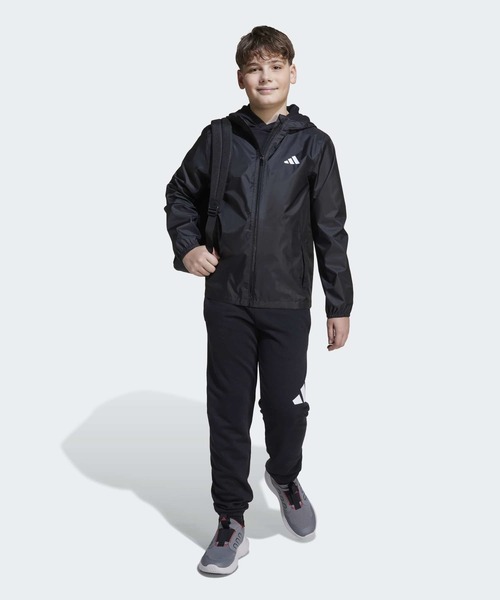 adidas（アディダス）の「レインジャケット キッズ / アディダス adidas（その他アウター・キッズ・ブラック・110/120/130/140/150/160）」の5枚目の写真