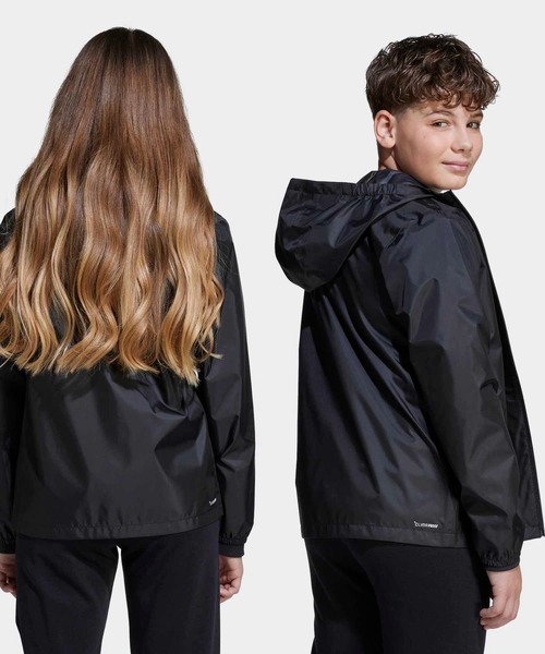 adidas（アディダス）の「レインジャケット キッズ / アディダス adidas（その他アウター・キッズ・ブラック・110/120/130/140/150/160）」の8枚目の写真