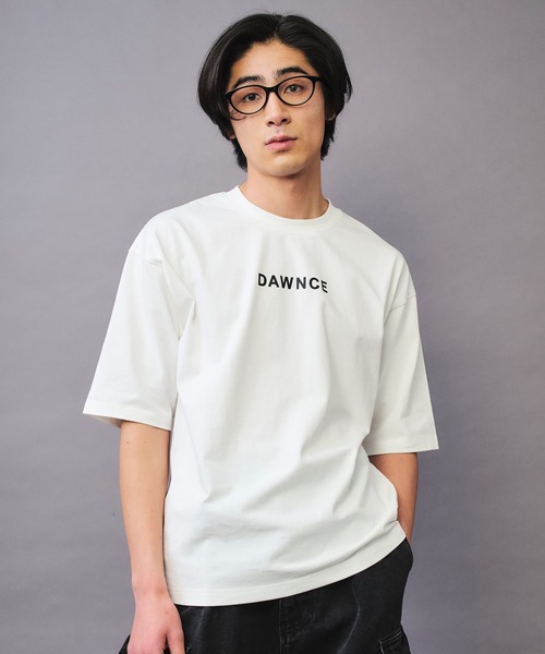DAWNCE(ダウンス)の「DAWNCEロゴTシャツ(Tシャツ/カットソー・メンズ・ホワイト/ブラック・FREE)」の6枚目の写真