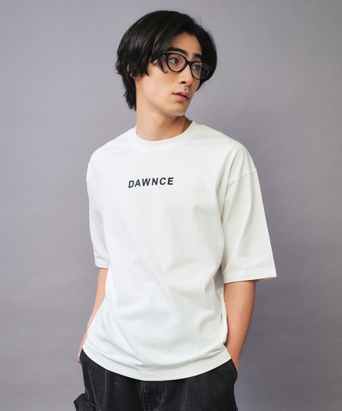 DAWNCE(ダウンス)の「DAWNCEロゴTシャツ(Tシャツ/カットソー・メンズ・ホワイト/ブラック・FREE)」の7枚目の写真