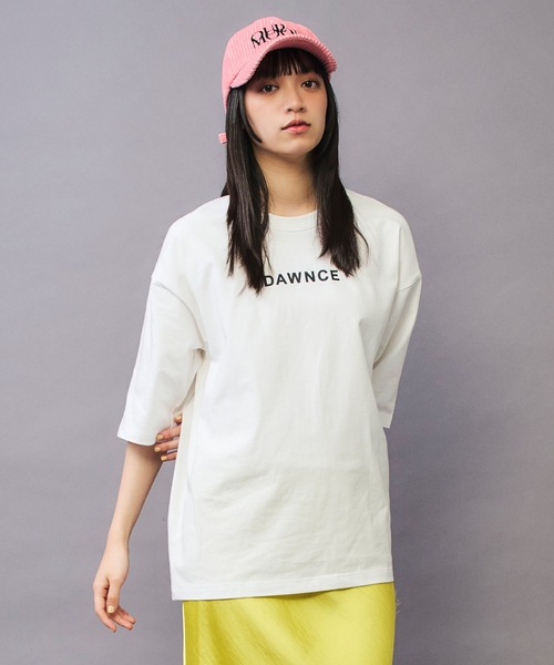 DAWNCE(ダウンス)の「DAWNCEロゴTシャツ(Tシャツ/カットソー・メンズ・ホワイト/ブラック・FREE)」の9枚目の写真