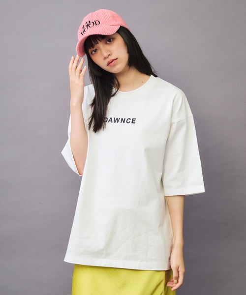 DAWNCE(ダウンス)の「DAWNCEロゴTシャツ(Tシャツ/カットソー・メンズ・ホワイト/ブラック・FREE)」の10枚目の写真