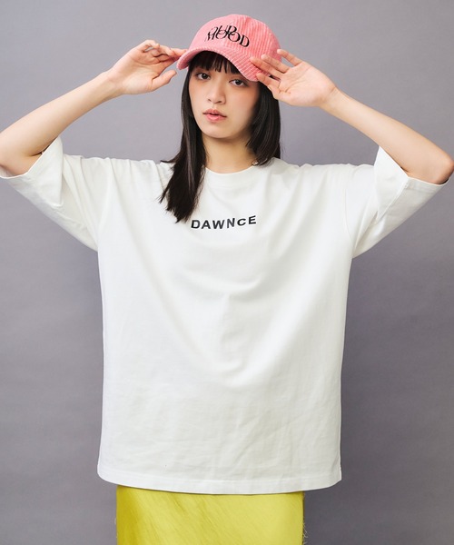DAWNCE(ダウンス)の「DAWNCEロゴTシャツ(Tシャツ/カットソー・メンズ・ホワイト/ブラック・FREE)」の11枚目の写真