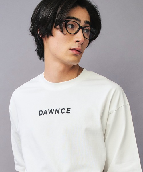 DAWNCE(ダウンス)の「DAWNCEロゴTシャツ(Tシャツ/カットソー・メンズ・ホワイト/ブラック・FREE)」の4枚目の写真