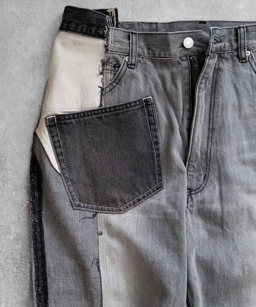 Iroquois（イロコイ）の「CENTER SEAM LOOSE FIT（デニムパンツ・メンズ・ブラック系その他/ブルー系その他/インディゴブルー/ブラック・3/2/5/4）」の10枚目の写真