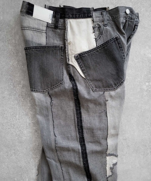 Iroquois（イロコイ）の「CENTER SEAM LOOSE FIT（デニムパンツ・メンズ・ブラック系その他/ブルー系その他/インディゴブルー/ブラック・3/2/5/4）」の11枚目の写真