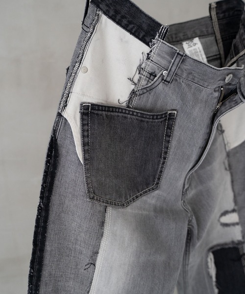 Iroquois（イロコイ）の「CENTER SEAM LOOSE FIT（デニムパンツ・メンズ・ブラック系その他/ブルー系その他/インディゴブルー/ブラック・3/2/5/4）」の12枚目の写真