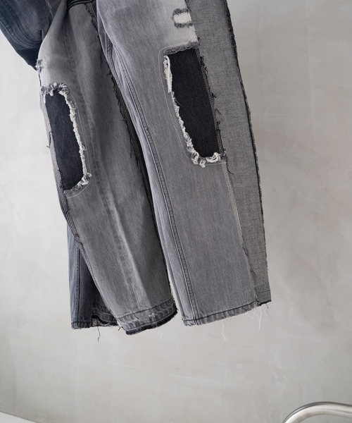 Iroquois（イロコイ）の「CENTER SEAM LOOSE FIT（デニムパンツ・メンズ・ブラック系その他/ブルー系その他/インディゴブルー/ブラック・3/2/5/4）」の14枚目の写真