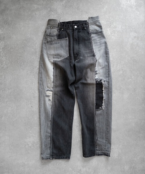 Iroquois（イロコイ）の「CENTER SEAM LOOSE FIT（デニムパンツ・メンズ・ブラック系その他/ブルー系その他/インディゴブルー/ブラック・3/2/5/4）」の5枚目の写真