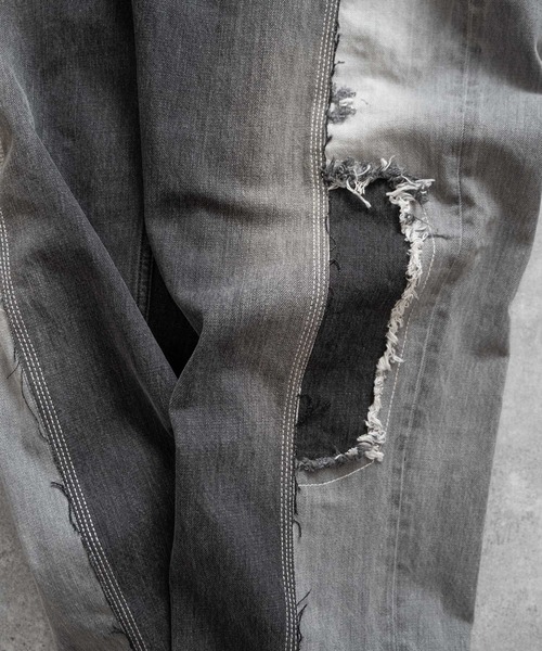 Iroquois（イロコイ）の「CENTER SEAM LOOSE FIT（デニムパンツ・メンズ・ブラック系その他/ブルー系その他/インディゴブルー/ブラック・3/2/5/4）」の8枚目の写真