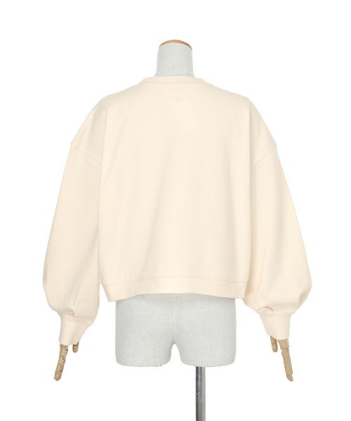 F i.n.t（フィント）の「ロゴ刺繍シュナウザースウェット（スウェット・レディース・ネイビー/オフホワイト/ミント・FREE）」の17枚目の写真