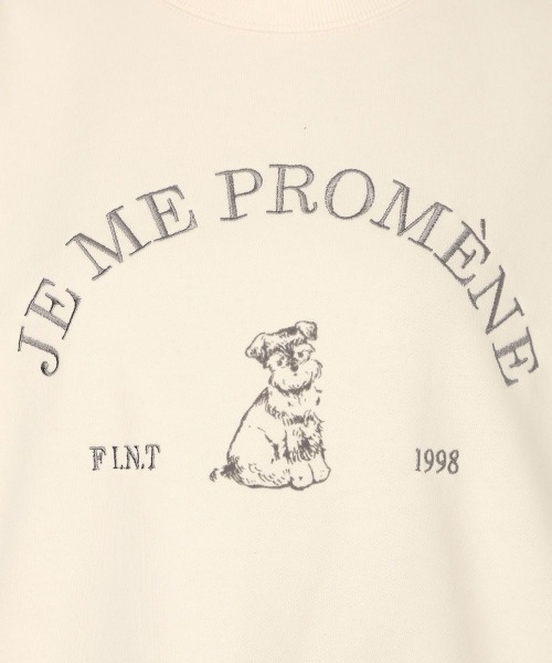 F i.n.t（フィント）の「ロゴ刺繍シュナウザースウェット（スウェット・レディース・ネイビー/オフホワイト/ミント・FREE）」の20枚目の写真