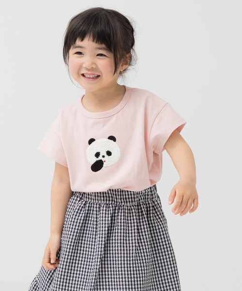 chil2（チルツー）の「綿100％ サガラ刺繍半袖Tシャツ（Tシャツ/カットソー・キッズ・J/H/A/F/E/D/C/N/M/L/K/I/G/B・140cm/130cm/120cm/110cm/100cm/90cm/80ｃｍ）」の15枚目の写真