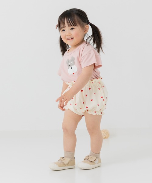chil2（チルツー）の「綿100％ サガラ刺繍半袖Tシャツ（Tシャツ/カットソー・キッズ・J/H/A/F/E/D/C/N/M/L/K/I/G/B・140cm/130cm/120cm/110cm/100cm/90cm/80ｃｍ）」の18枚目の写真