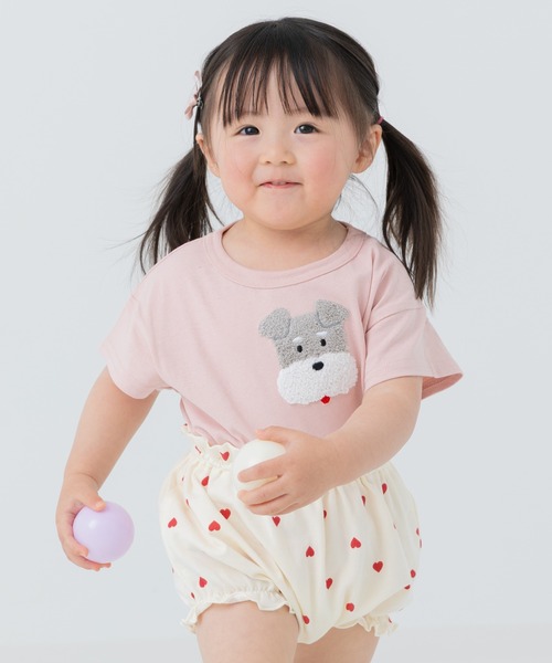 chil2（チルツー）の「綿100％ サガラ刺繍半袖Tシャツ（Tシャツ/カットソー・キッズ・J/H/A/F/E/D/C/N/M/L/K/I/G/B・140cm/130cm/120cm/110cm/100cm/90cm/80ｃｍ）」の19枚目の写真
