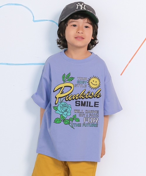 Life Support Products(ライフサポートプロダクツ)の「【プチプラ】半袖グラフィック半袖Tシャツ(Tシャツ/カットソー・キッズ・ブルー/オフホワイト/アイボリー/ライトピンク/ブラック/ピンク/グリーン/オレンジ/ネイビー/チャコール・80/90/95/100/110/120/130/140/150)」の7枚目の写真