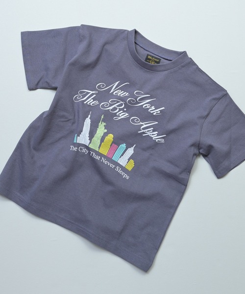 Life Support Products(ライフサポートプロダクツ)の「【プチプラ】半袖グラフィック半袖Tシャツ(Tシャツ/カットソー・キッズ・ブルー/オフホワイト/アイボリー/ライトピンク/ブラック/ピンク/グリーン/オレンジ/ネイビー/チャコール・80/90/95/100/110/120/130/140/150)」の18枚目の写真