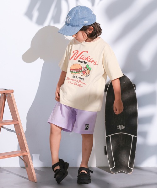 Life Support Products(ライフサポートプロダクツ)の「【プチプラ】半袖グラフィック半袖Tシャツ(Tシャツ/カットソー・キッズ・ブルー/オフホワイト/アイボリー/ライトピンク/ブラック/ピンク/グリーン/オレンジ/ネイビー/チャコール・80/90/95/100/110/120/130/140/150)」の13枚目の写真