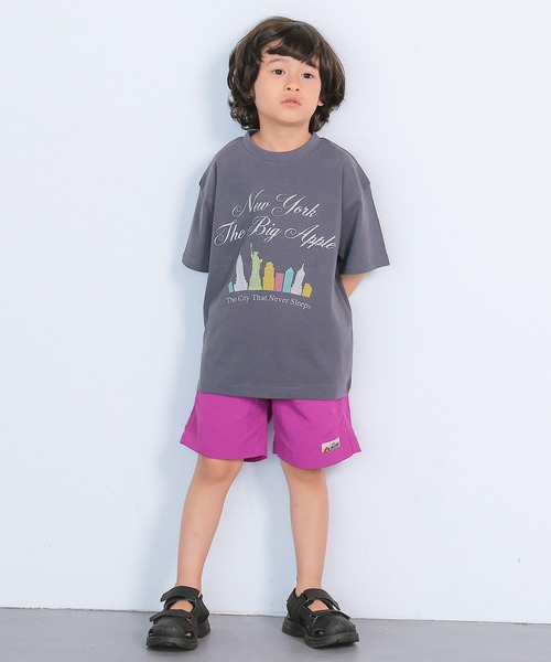 Life Support Products(ライフサポートプロダクツ)の「【プチプラ】半袖グラフィック半袖Tシャツ(Tシャツ/カットソー・キッズ・ブルー/オフホワイト/アイボリー/ライトピンク/ブラック/ピンク/グリーン/オレンジ/ネイビー/チャコール・80/90/95/100/110/120/130/140/150)」の19枚目の写真
