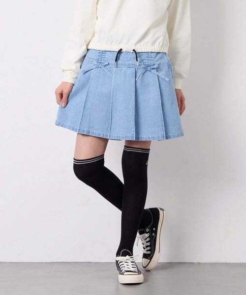 a.v.v（アーヴェヴェ）の「[120-160]ギャザープリーツスカパン（その他パンツ・キッズ・チャコールグレー/ブルー/ライトピンク/ベージュ/ダークインディゴブルー・130/140/150/120/160）」の13枚目の写真