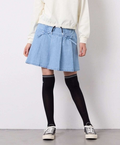 a.v.v（アーヴェヴェ）の「[120-160]ギャザープリーツスカパン（その他パンツ・キッズ・チャコールグレー/ブルー/ライトピンク/ベージュ/ダークインディゴブルー・130/140/150/120/160）」の14枚目の写真