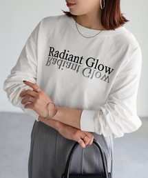 【イージーケア】反転ロゴ刺繍ロンT