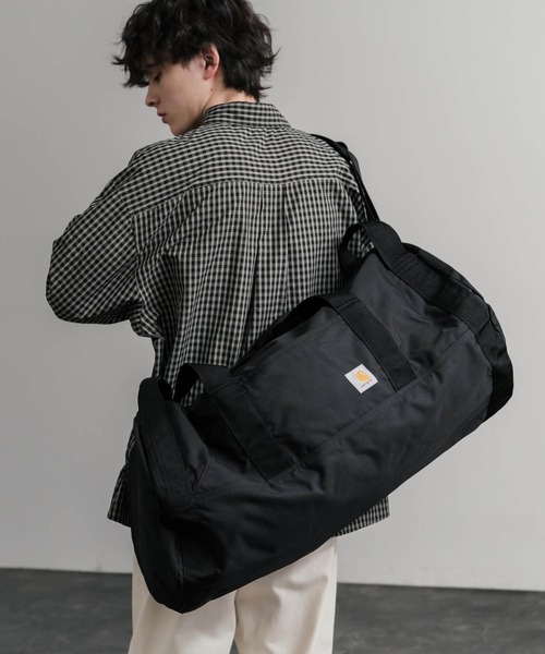 Carhartt(カーハート)の「Carhartt カーハート ダッフルバッグ60L/大容量2WAY撥水加工ショルダーバッグ(ショルダーバッグ・メンズ・ブラック/ブラウン・FREE)」の5枚目の写真