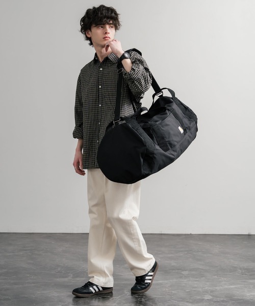 Carhartt(カーハート)の「Carhartt カーハート ダッフルバッグ60L/大容量2WAY撥水加工ショルダーバッグ(ショルダーバッグ・メンズ・ブラック/ブラウン・FREE)」の6枚目の写真